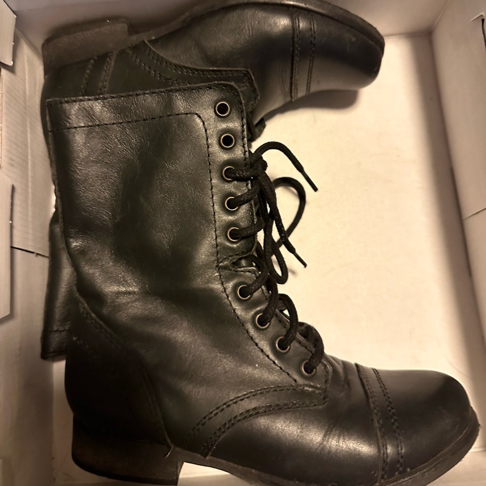 Steven Madden combat boots